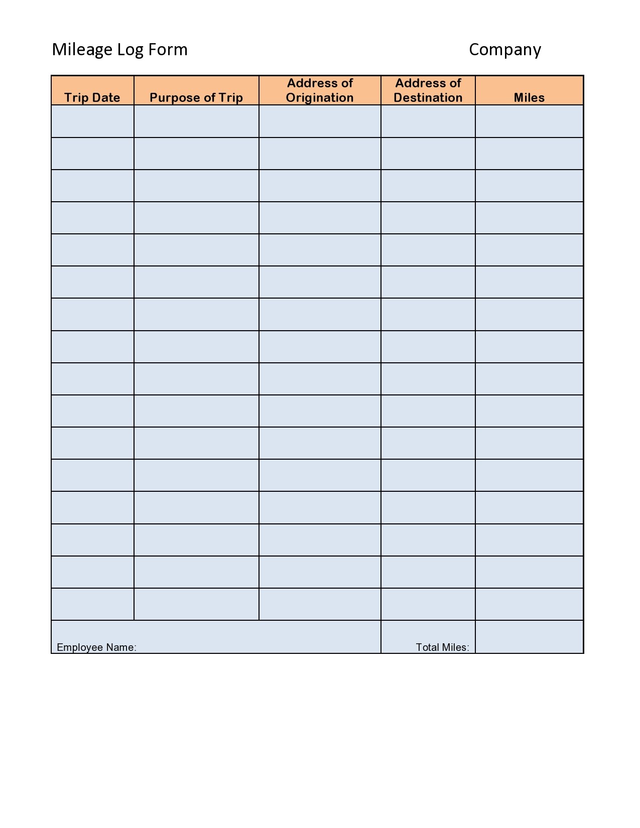 Irs Mileage Log Template Download from templates.legal