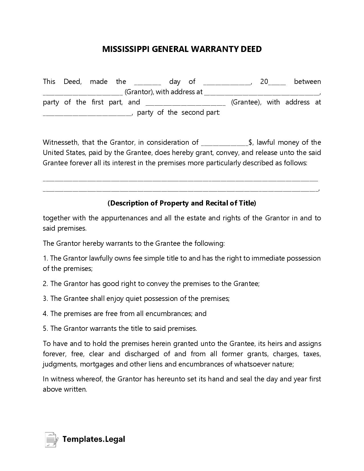 mississippi-deed-forms-template-free-word-pdf-odt